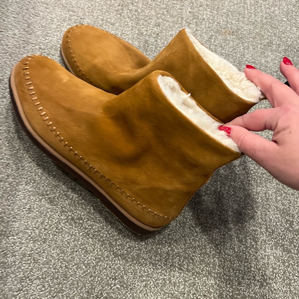 Suede and Shearling boots
